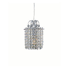 Milieu 1-Light Modern Mini-Pendant, Firenze Clear