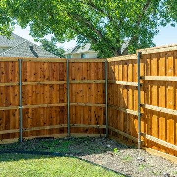 Las Colinas Clearspring Dr. South Fence Build