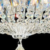 Petit Crystal Deluxe 9-Light in Rich Auerelia Gold, Clear Gemcut Crystal