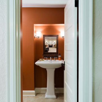 Shaker Heights Basement with Bar and Bath