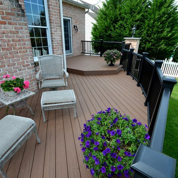 Angled Decking; multi level