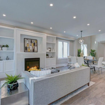 Bright modern family room