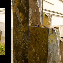 Zen Water Fountain --- bluConcept - Outdoor Fountains And Ponds