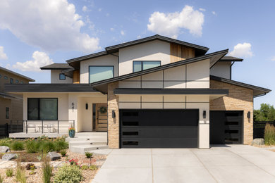 Example of a trendy exterior home design in Denver