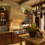 French Colonial Style Kitchen - Mediterranean - Kitchen - Philadelphia ...