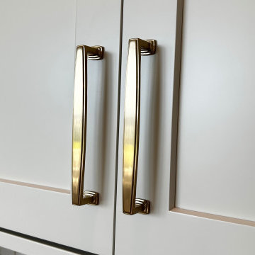Accessible Beige Painted Kitchen with Birch Almond Accents