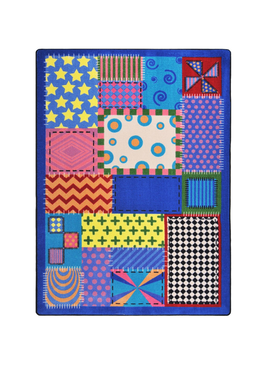 Kid Essentials, Infants & Toddlers Crazy Quilt Rug, 3'10