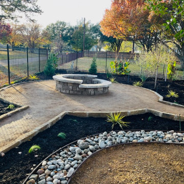 Fire Pit Entertainment Area