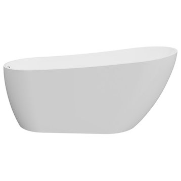 Riviera-67" Freestanding Tub No Faucet