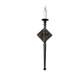 SC-141 Custom Hand Made Iron Sconce - Wall Sconces