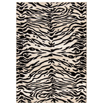 Orian Rockford Skins Zulu Dark Grey Area Rug, 7'10" x 10'10"