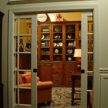 Pocket doors to office