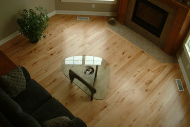 Elegant family room photo in Grand Rapids