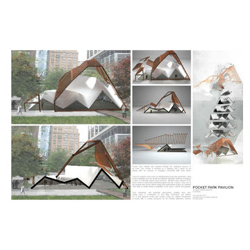 Pocket Park Pavilion - Design Process and 3D Media Assignment