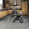 Berkeley Ceramic Floor and Wall Tile, Charcoal Brown, Sample