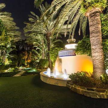 Ocean Front Landscape Lighting, FL Estate