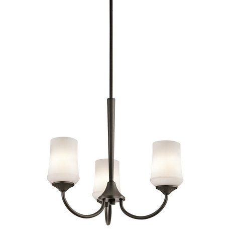 Chandelier 3-Light, Olde Bronze, Standard