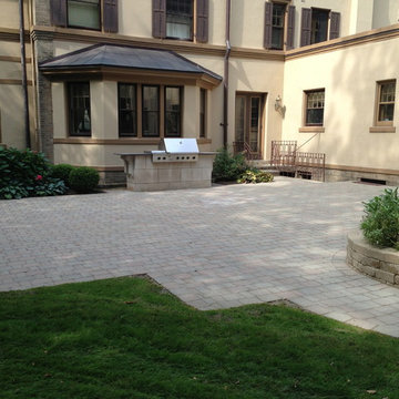 Polymeric Sand Installation Prevents Weed & Moss In Brick Pavers | Michigan