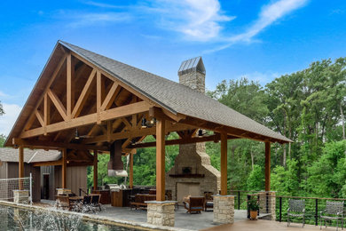Home design - rustic home design idea in New Orleans