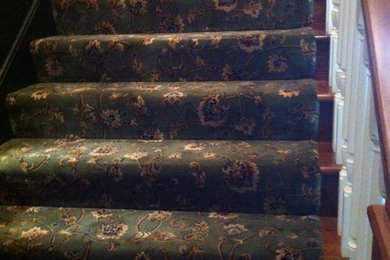 Example of a country staircase design in Minneapolis