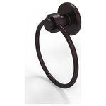 Allied Brass - Mercury Towel Ring, Antique Bronze - The contemporary motif from this elegant collection has timeless appeal. Towel ring is constructed of solid brass and is an ideal six inches in diameter. It is ideal for displaying your favorite decorative towels or for providing the space for daily use.