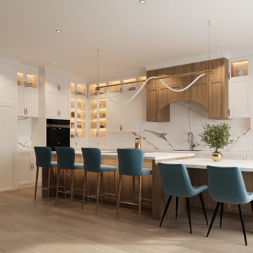 Modern Transitional Virtual Kitchen