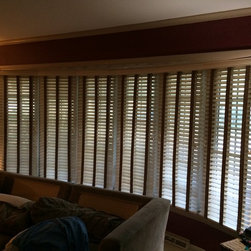 Bay Window Treatments - Venetian Blinds