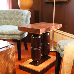 Walnut Burl End Table - Products