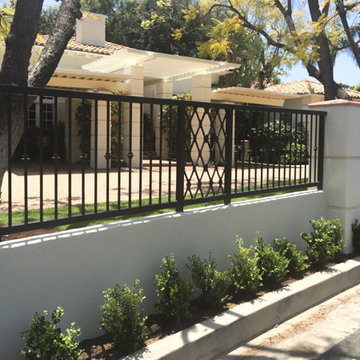 Iron Driveway Gate
