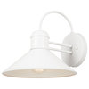 Globe Electric 44388 Maxwell 1 Light 11" Tall Outdoor Wall Sconce - Matte White
