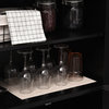 HomCom 72" H Freestanding Kitchen Pantry Storage Cupboard, Black