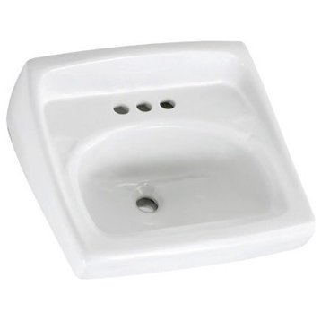 American Standard 0356.921 Lucerne 20-1/2" Wall Mounted Porcelain - White