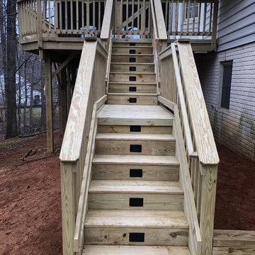 Pressure Treated Pine Screen Porch and Deck
