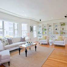 Living room shelves
