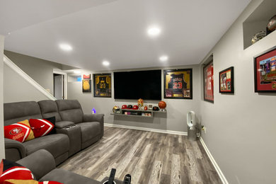 Man Cave Basement Remodel