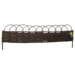 Master Garden Products - Woven arch top willow raised bed kit, 48"W x 96"L x 10"H - Bring some old world charm home to your garden. Willow is seen much around Europe and are commonly used in English gardens.  These magnificent pieces will inspire any gardener.  Liner installation is strongly recommended for this product. Our raised bed kits come complete with all willow panels, cedar wood stakes and wire tie necessary for you to set up your raised bed in minutes.