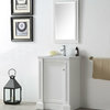 Legion Furniture Sink Vanity With Ceramic Top, White, 24"