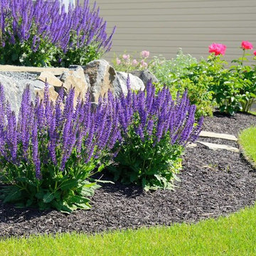 Stone Flower Bed Borders Prosper TX
