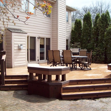 TREX TRANSCENDS TIKI TORCH BIRMINGHAM DECK