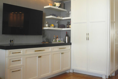 Inspiration for a mid-sized transitional home design remodel in Denver