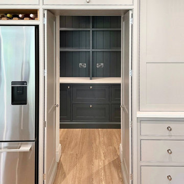 Kitchen with secret pantry