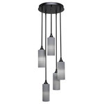 Toltec Lighting - Toltec Lighting 2145-MB-4092 Empire - Five Light Mini Pendant - No. of Rods: 4Assembly Required: TRUE Canopy Included: TRUE