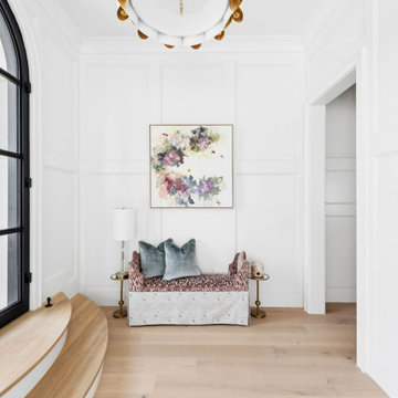 Elegant Entry Hall with Custom Millwork