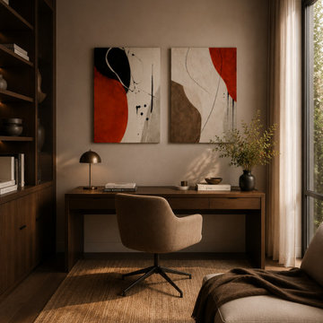 Modern Japandi Interior Styling: Organic Contrast & Warm Tension
