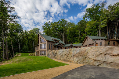 Example of a mountain style exterior home design in Other