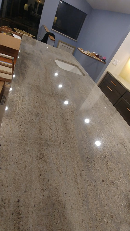 island Granite cracks