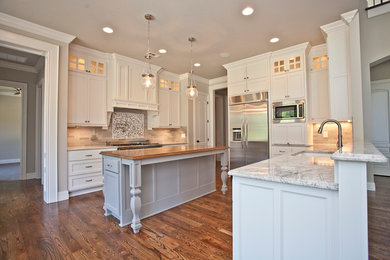 Inspiration for a transitional kitchen remodel in Other