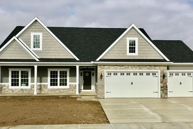 Inspiration for a craftsman exterior home remodel in Other