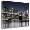 "Manhattan Reflections" By Jorge Llovet, Giclee Print on Gallery Wrap Canvas