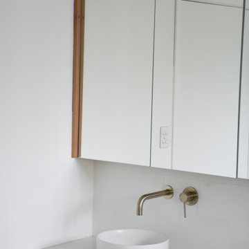 Buderim Bathroom Renovation - Custom Timber Vanities & Shaver Cabinets